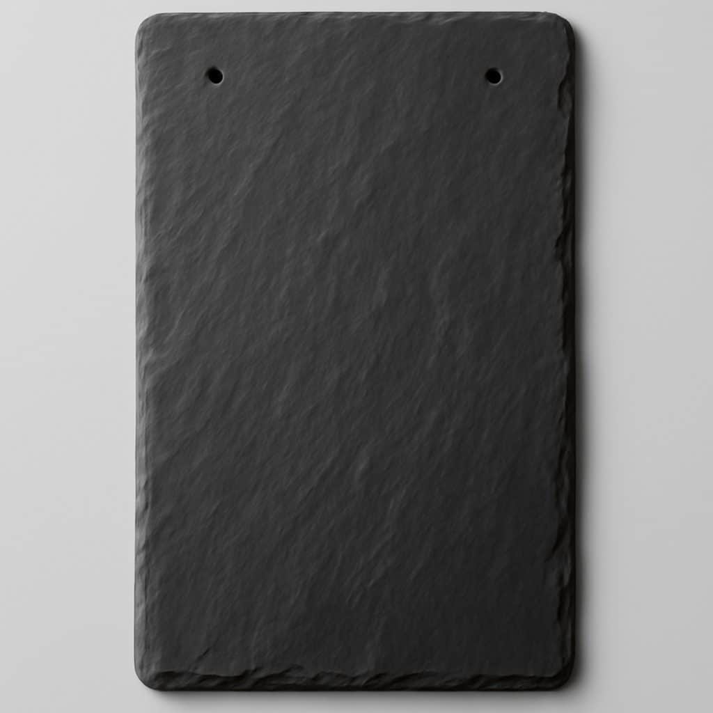 Ardoise naturelle pour toiture 32 x 22 présenté seul