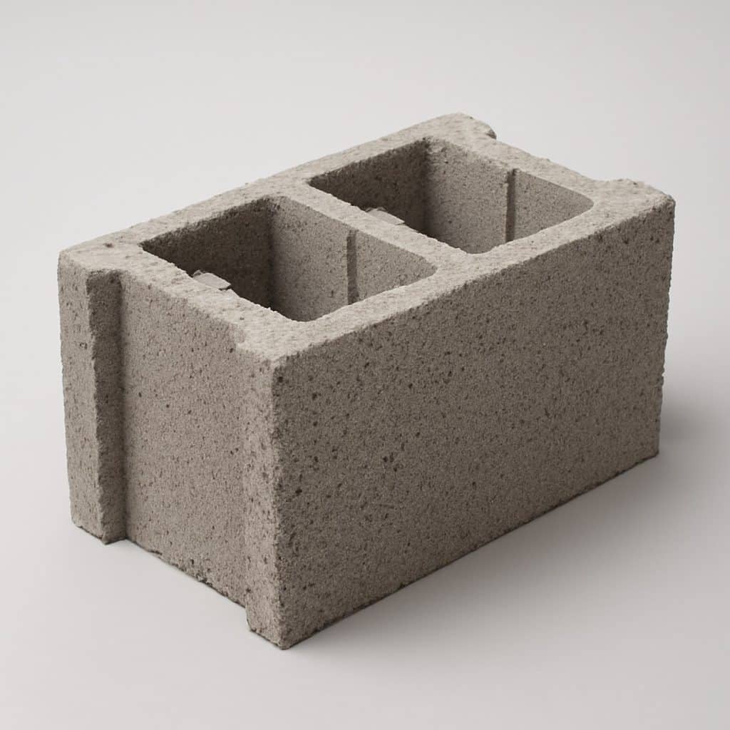 Bloc à bancher pour murs en béton présenté seul