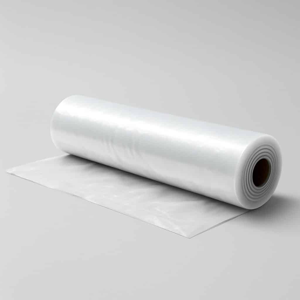 Film polyane pour dalle béton présenté seul