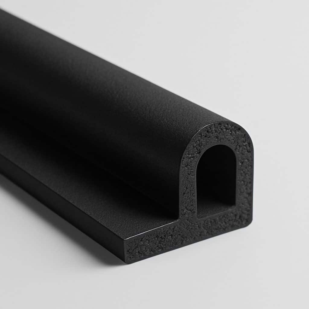 Joint d'isolation phonique pour porte présenté seul