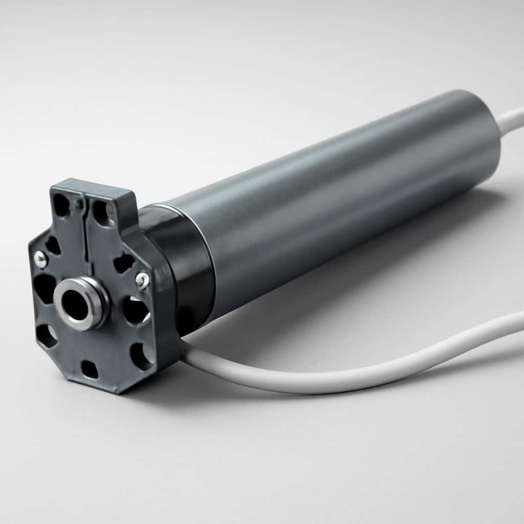 Moteur filaire pour volet roulant présenté seul