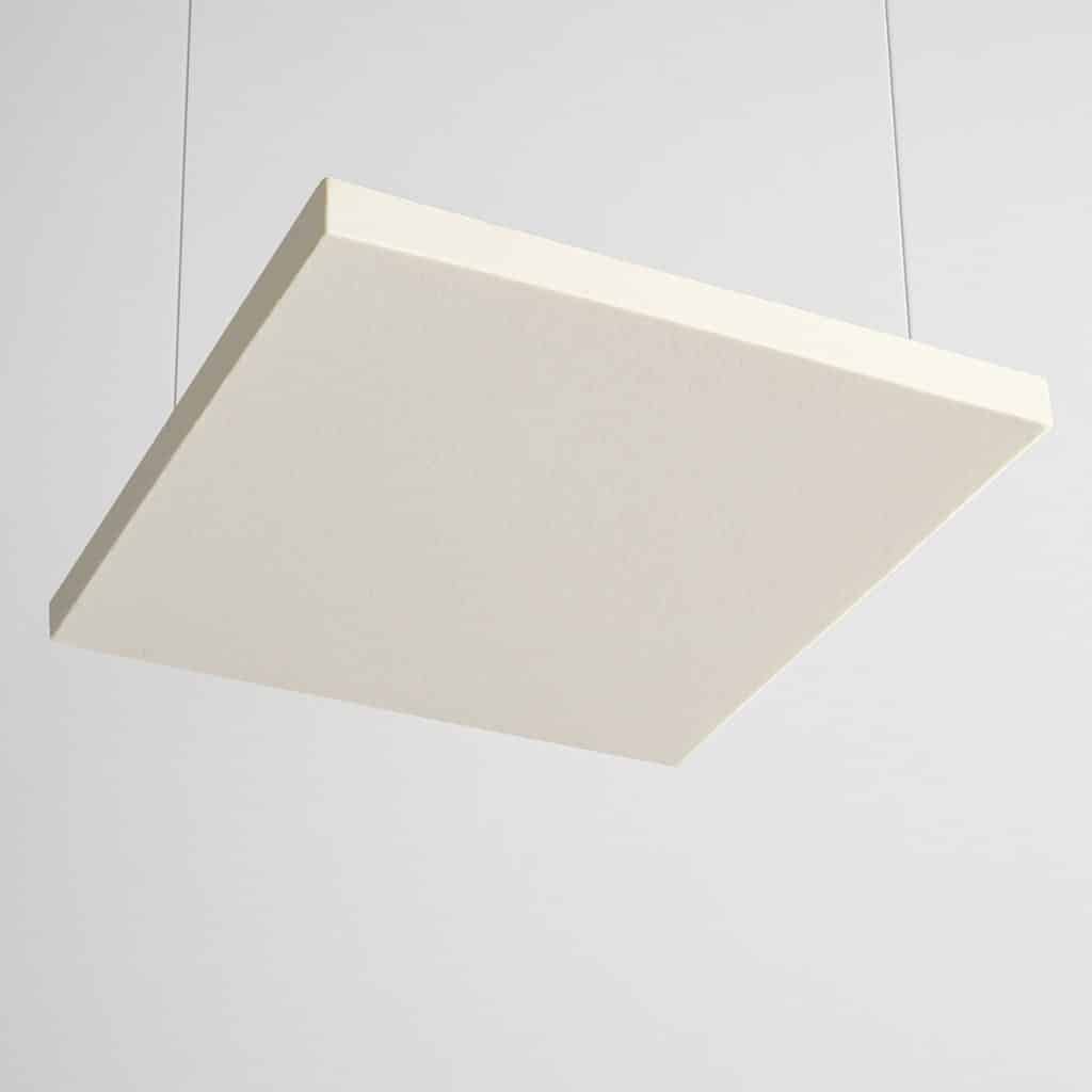 Panneau acoustique plafond haute absorption présenté seul