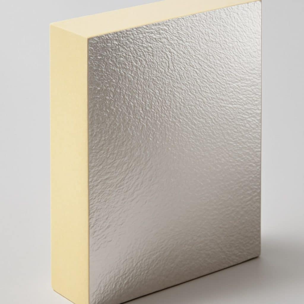 Panneau isolant polyuréthane haute performance présenté seul