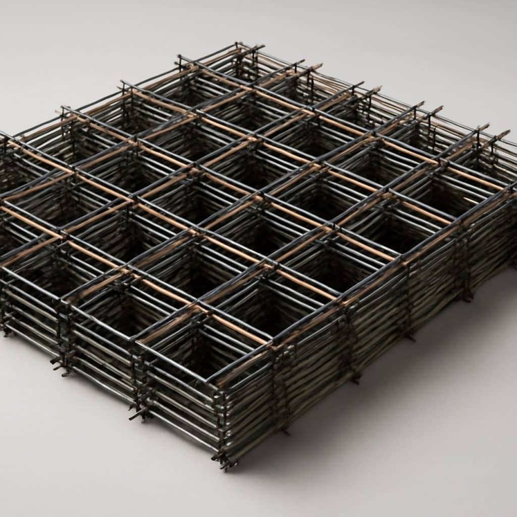 Treillis métalliques soudés pour dalle béton présenté seul