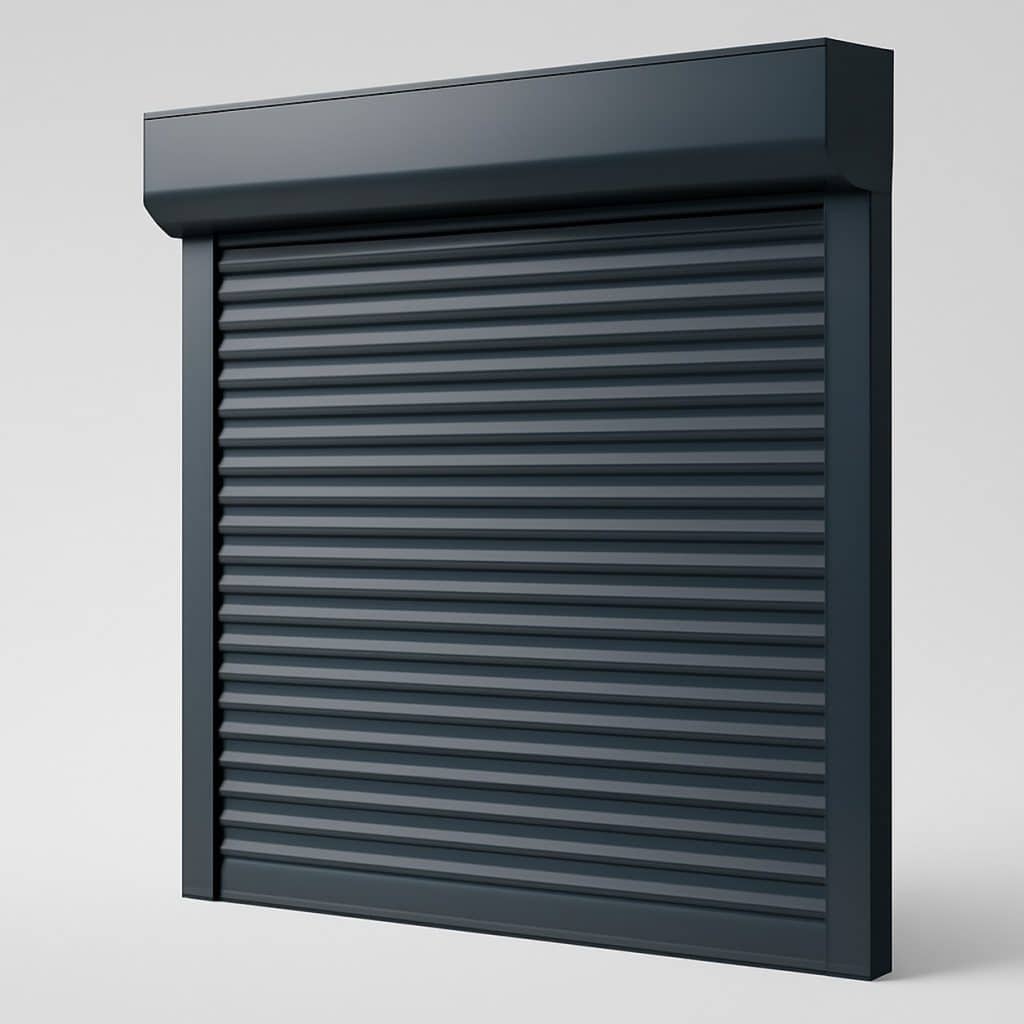 Volet roulant pour porte d'entrée standard présenté seul