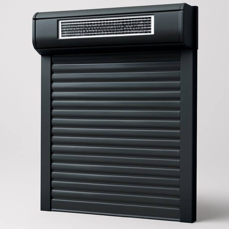Volet roulant solaire autonome présenté seul